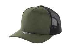 Kamel 804 5 Panel Suede HIGH CROWN SLIGHT CURVE Mesh Trucker
