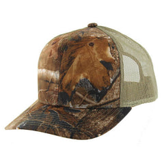 Kamel 815 100% Cotton Hunting Camo Snapback Trucker Cap Slight Curve
