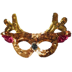 Reindeer Sequin Masks (DZ)
