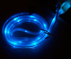 LIGHT UP LED ANDROID MINI USB CELL PHONE CABLE ( sold by the piece) CLOSEOUT $ 2.95 EA