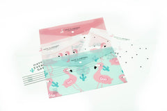 Flamingo Design PP Button File (Pack of 12pcs)