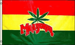 POT LEAF MARIJUANA 3' X 5' FLAG (Sold by the piece)