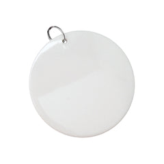 Blank Plastic Medallion For Beads 2.5" (DZ)