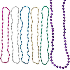 Beads - Multicolor Globes 7mm Assortment 33" (144 PACK)