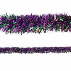 Mardi Gras Tinsel Garland 5" x 12' (EACH)