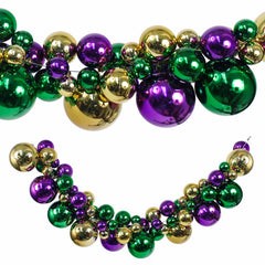 Mardi Gras Ball Garland 3.25' (EACH)