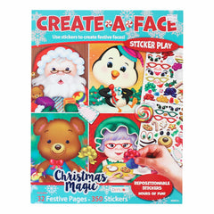 Jumbo Christmas Create-A-Face Pad 14" (EACH)