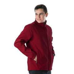 Men's core soft shell jacket with zipper pockets