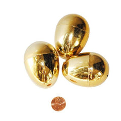 Metallic Golden Easter Eggs (24 total eggs in 2 bags) 49?› each