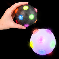 Light Up Disco Ball Assorted 4" (EACH)