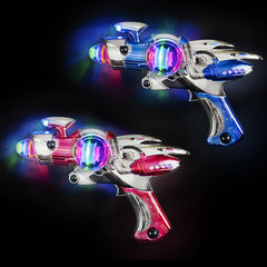 Light Up Spinning Space Blaster Assorted 11.5" (EACH)