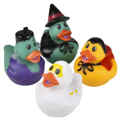 Halloween Monster Rubber Ducky Assortment 2" (DZ)