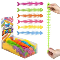 Fishbone Stretchy String Assortment 9.25" (24 PACK)
