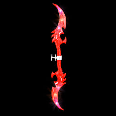 Light Up Double Dragon Spinning Sword 24" (EACH)
