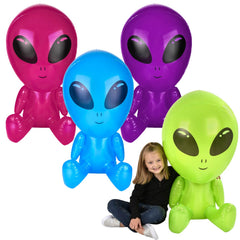 Inflate Galactic Alien Assorted 45" (EACH)