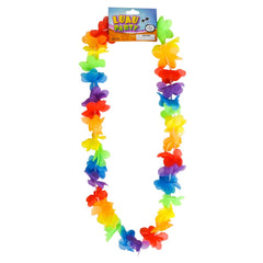 Lei - Rainbow Flowers 36" (DZ)