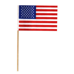 American Flags - Cloth USA Made 4" x 6" (DZ)