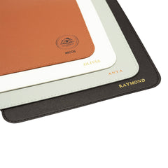 Vegan Leather Mousepad - Square (Name Printing)