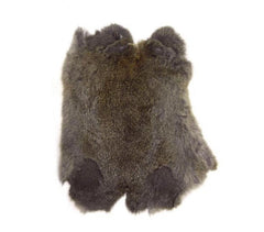 GREY NATURAL RABBIT SKIN PELT (Sold by the piece or dozen )