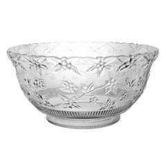 Clear Embossed Punch Bowl 12 Quart (EACH)