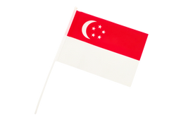 Singapore Hand-Held Flag