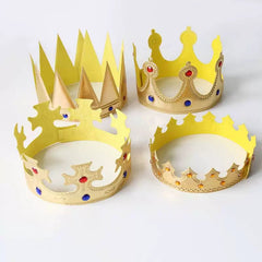 Halloween Props Golden Hat Headdress King Crown - WHOLESALE USA SUPPLY