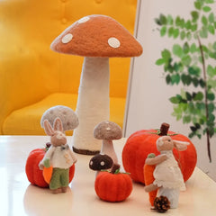 Pastoral Handmade Wool Felt Pumpkin Desktop Decoration Halloween Creative Scene Matching Photography Home Ornament Furnishing