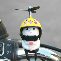 Kitty Car Ornaments Electric Car Car Interior Creative Cute Decoration Self-Propelled Motorcycle Balance Car Halloween
