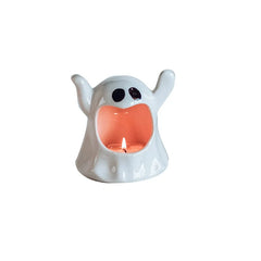 Ghost Candlestick Pumpkin Lamp Halloween Decorations Small Gifts for Children Gift Arrangement Decoration Props Decoration Candle