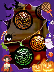 1707BA Halloween Decorations Skull Witch Bat Props Pumpkin Lighting Chain Mall and Shop Scene Arrangement Decoration Luminous - WHOLESALE USA SUPPLY