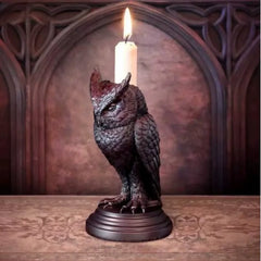 Cross-Border Halloween Gothic Candle Holder Decoration Resin Home Decoration Chinese Ancient Style Crafts Decoration Gift