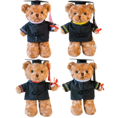30cm Curly Graduation Bear (Deliver in 4-6 weeks)