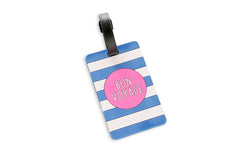 Bon Voyage Wording Travel Luggage Tag