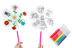 DIY Colouring Windmill
