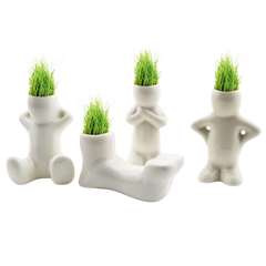 Ceramic Figurine Potted Plant