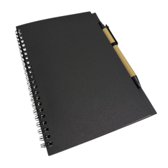 A5 Ring Bound Soft Cover Recycled Notebook