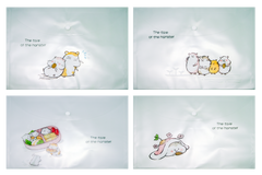 Cute Hamster Theme A4 PP Snap Button File (Pack of 12pcs)