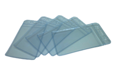 Clear Plastic Name Badge ID Card Holders