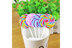 Swirl Lollipop Candy Eraser