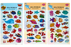 Underwater Animals Design 3D Stickers