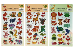 Cute Animals Theme 3D Stickers