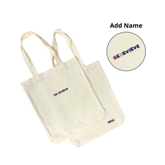 Cotton Canvas Tote Bag (Name Printing)