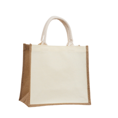 Medium Jute Stitching Tote Bag (Deliver in 4-6 weeks)