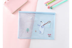 A5 Cute Cartoon Animal Design Zip Case