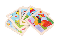 Cartoon Transport Mini Wooden Puzzle