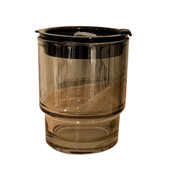 Glass Cup Tumbler w/ Straw (Deliver In 4-6 weeks)