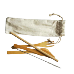 Portable Bamboo Cutlery Set (Deliver in 4-6 weeks)