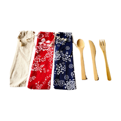 Printed Bamboo Cutlery Set (Deliver in 4-6 weeks)