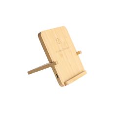 15W Bamboo Wireless Charger With Detachable Stand (Deliver in 4-6 weeks)