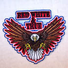 RED WHITE & TRUE 4 INCH PATCH (Sold by the piece) CLOSEOUT AS LOW AS .75 CENTS EA